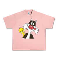 Salmon tweety and sylvester Urban Heavy Tee - linhVisuals