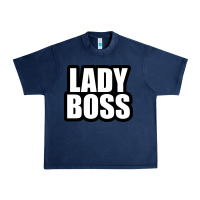 Navy Lady boss... Urban Heavy Tee - linhVisuals