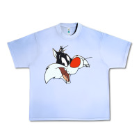 Grape Ice sylvester  face Urban Heavy Tee - linhVisuals