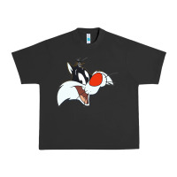 Pigment Black sylvester  face Urban Heavy Tee - linhVisuals