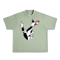 Oil Green sylvester cat Urban Heavy Tee - linhVisuals