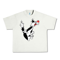 Pistachio sylvester cat Urban Heavy Tee - linhVisuals