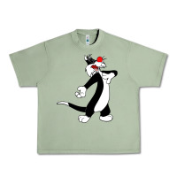 Oil Green sylvester cat Urban Heavy Tee - linhVisuals