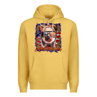 Antique Gold amerıcan pig Premium Hoodie - BarkalooDesign
