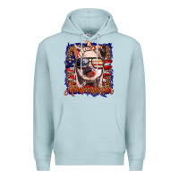 Blue Mist amerıcan pig Premium Hoodie - BarkalooDesign