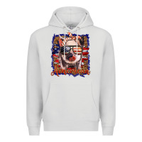Dove Grey amerıcan pig Premium Hoodie - BarkalooDesign
