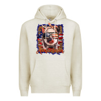 Oatmeal Heather amerıcan pig Premium Hoodie - BarkalooDesign