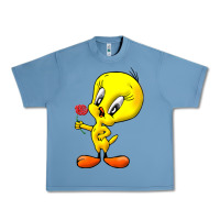 Pebble Blue tweety Urban Heavy Tee - linhVisuals