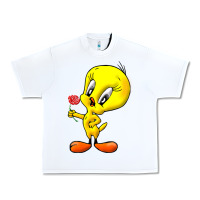 White tweety Urban Heavy Tee - linhVisuals