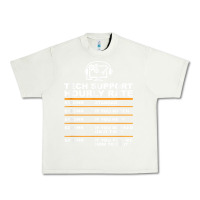 Pistachio tech support hourly rate t shirt Urban Heavy Tee - linhVisuals
