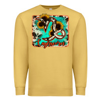 Antique Gold capricorn turquoise cowhide Premium Sweatshirt - RanaPortraitStore
