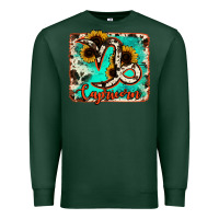 Sports Green capricorn turquoise cowhide Premium Sweatshirt - RanaPortraitStore