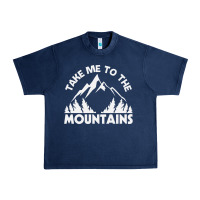 Navy take me to the mountains nature lover Urban Heavy Tee - linhVisuals