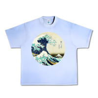 Grape Ice great wave Urban Heavy Tee - linhVisuals