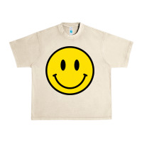 Sandshell vintage retro happy smiley face 80's 90's aesthetic sweatshirt Urban Heavy Tee - linhVisuals