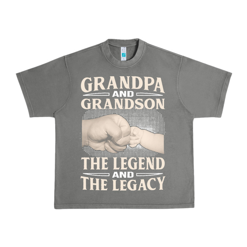 Grandpa And Grandson The Legend T  Shirtgrandpa And Grandson The Legen Urban Heavy Tee by linhVisuals | Teevron