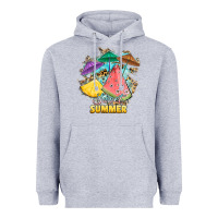 Heather Grey sweet summer watermelon pineapple fruits Heavyweight Hoodie - RanaPortraitStore