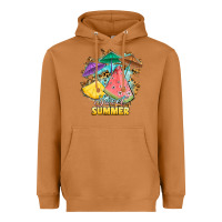 Meerkat sweet summer watermelon pineapple fruits Heavyweight Hoodie - RanaPortraitStore