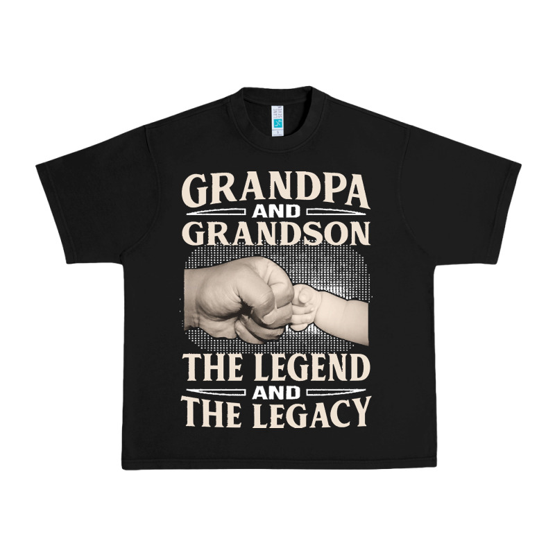Grandpa And Grandson The Legend T  Shirtgrandpa And Grandson The Legen Urban Heavy Tee by linhVisuals | Teevron
