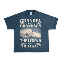Midnight Navy grandpa and grandson the legend t  shirtgrandpa and grandson the legen Urban Heavy Tee - linhVisuals