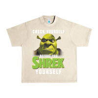 Sandshell sh.rek check yourself before you sh.rek yourself t shirt Urban Heavy Tee - linhVisuals