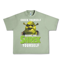 Oil Green sh.rek check yourself before you sh.rek yourself t shirt Urban Heavy Tee - linhVisuals
