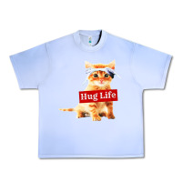 Grape Ice hug life kitty cat Urban Heavy Tee - linhVisuals