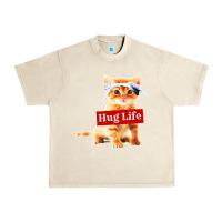 Hug Life Kitty Cat Urban Heavy Tee | Teevron