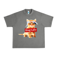 Tornado hug life kitty cat Urban Heavy Tee - linhVisuals