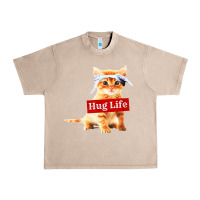 French Oak hug life kitty cat Urban Heavy Tee - linhVisuals