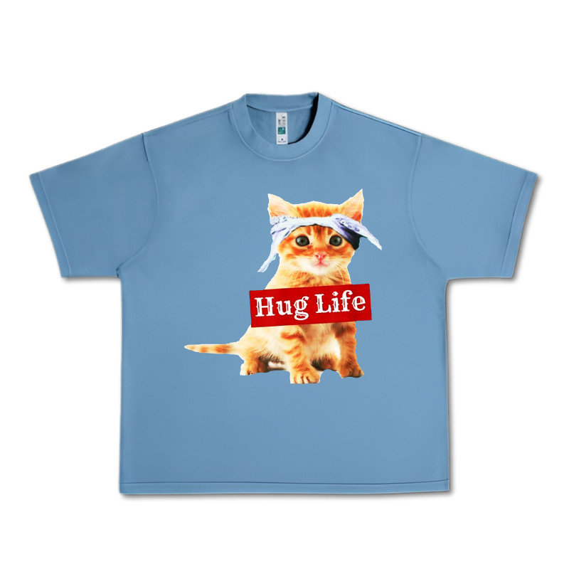 Hug Life Kitty Cat Urban Heavy Tee by linhVisuals | Teevron