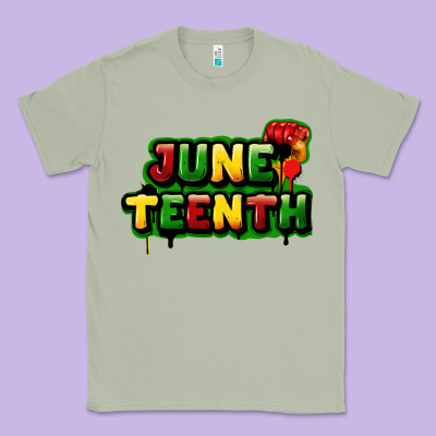 Juneteenth Classic Tee Designed By Fadigitalartstudio