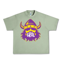 Oil Green skol nordic viking helmet shirt Urban Heavy Tee - linhVisuals