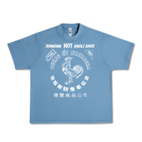 Pebble Blue sriracha official hot chili sauce men's graphic Urban Heavy Tee - linhVisuals