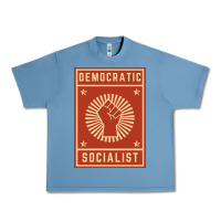 Pebble Blue democratic socialist Urban Heavy Tee - linhVisuals