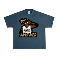 Midnight Navy sixers the answer Urban Heavy Tee - linhVisuals