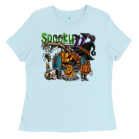 Baby Blue spooky Ladies Tee - SublimationCraftShop