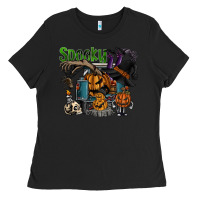 Black spooky Ladies Tee - SublimationCraftShop