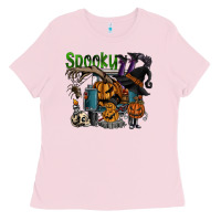 Bubblegum Pink spooky Ladies Tee - SublimationCraftShop