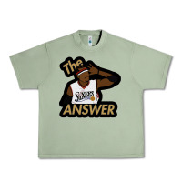 Oil Green sixers the answer Urban Heavy Tee - linhVisuals