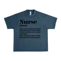 Midnight Navy nurse Urban Heavy Tee - linhVisuals