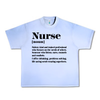 Grape Ice nurse Urban Heavy Tee - linhVisuals