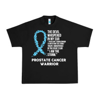 Black prostate cancer t  shirt the devil  prostate cancer awareness support Urban Heavy Tee - linhVisuals