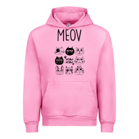 Fuchsia Pink Meow Urban Hoodie - Bettercallsaul