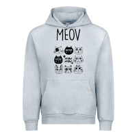 Heather Grey Meow Urban Hoodie - Bettercallsaul