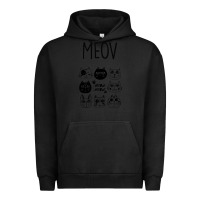 Pigment Black Meow Urban Hoodie - Bettercallsaul
