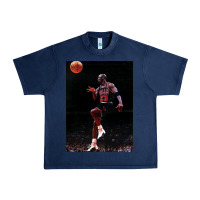 Navy Michael JorDunk Urban Heavy Tee - linhVisuals