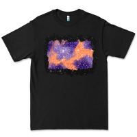Black halloween spider web background Premium Tee - BundleAndBundleShop