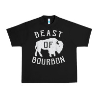 Black beast of bourbon drinking whiskey design bison buffalo party t shirt Urban Heavy Tee - linhVisuals