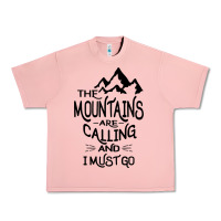 Salmon the mountains are calling and i must go   black Urban Heavy Tee - linhVisuals
